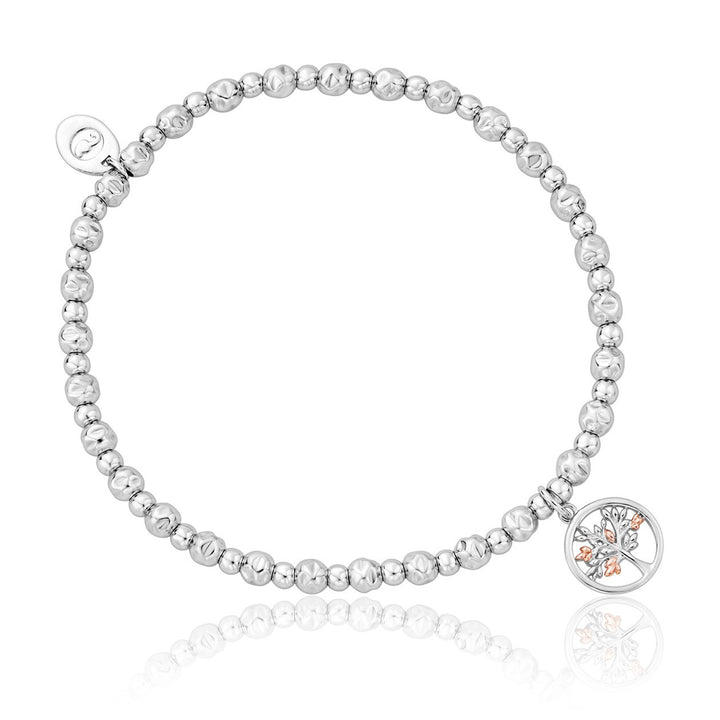 Clogau Tree Of Life Silver Circle Affinity Beaded Bracelet