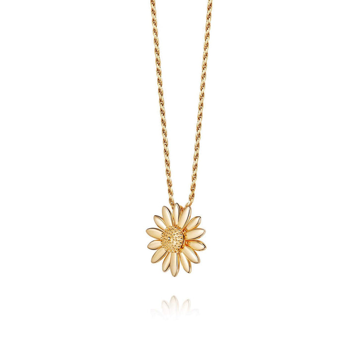 Daisy London 18ct Gold Plate English Daisy Necklace