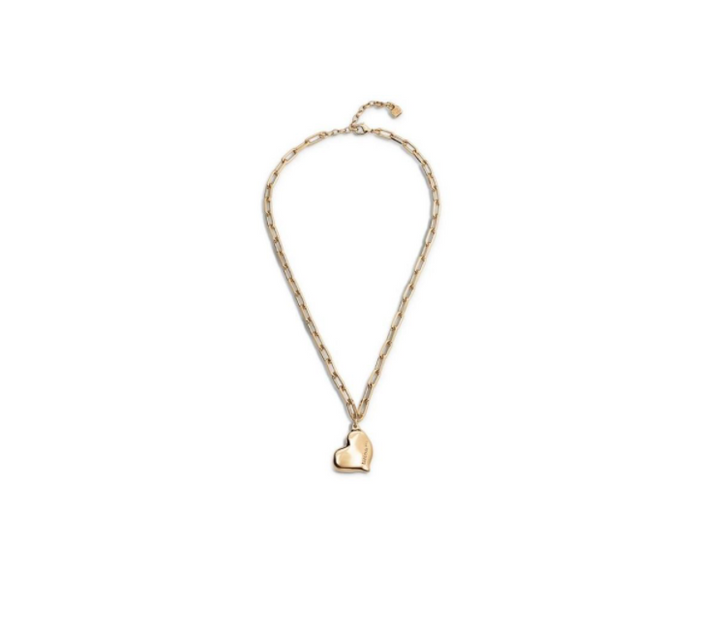 UNOde50 Gold Heartbeat Necklace