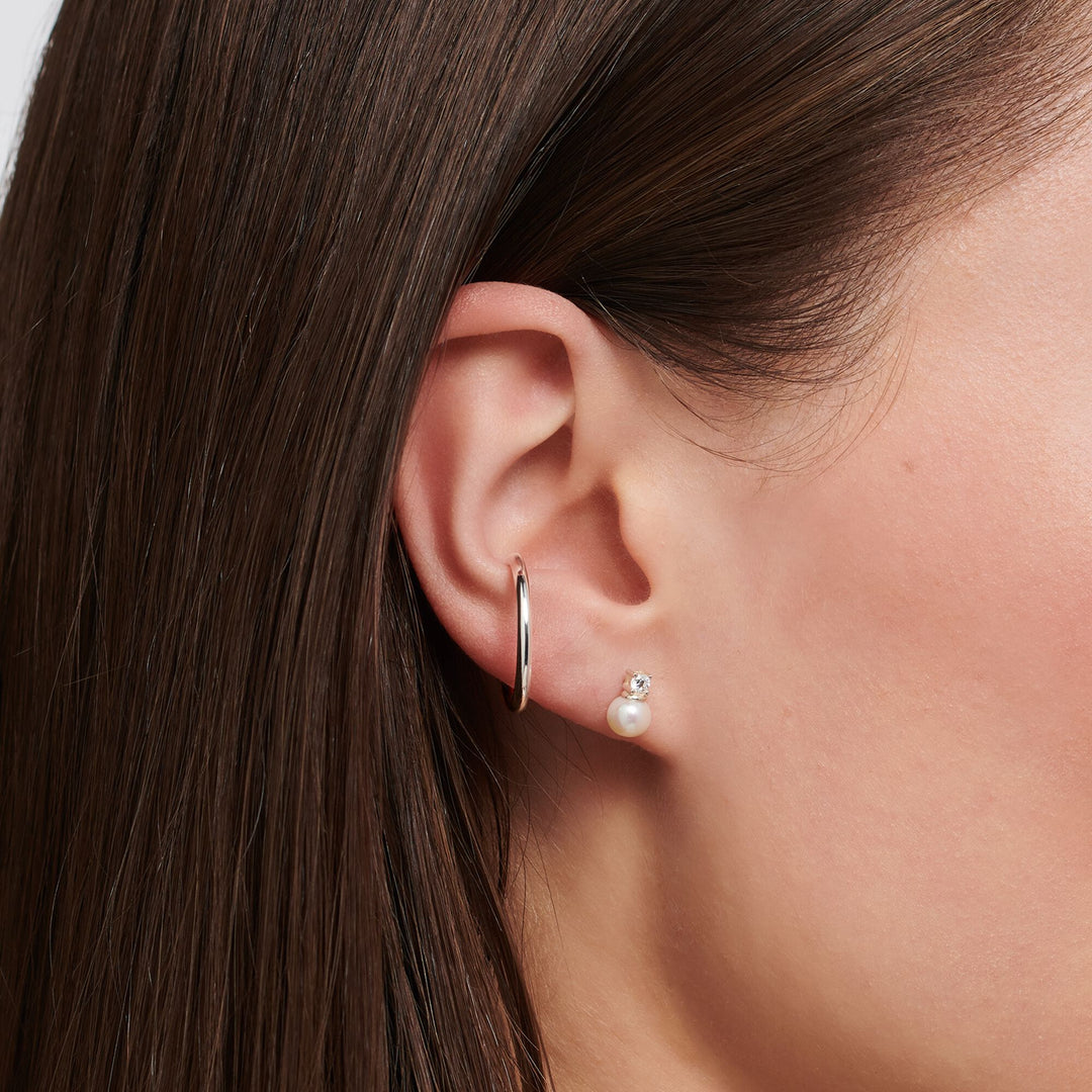 Thomas Sabo Silver CZ Single Stud Earring