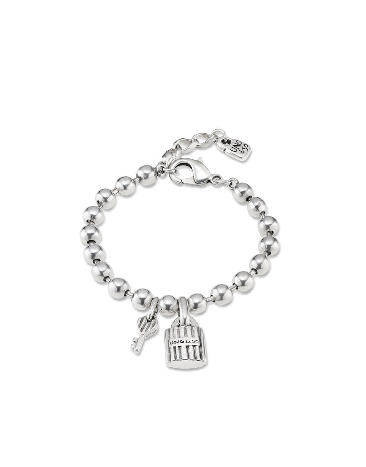 UNOde50 Silver Silver key Confident Bracelet