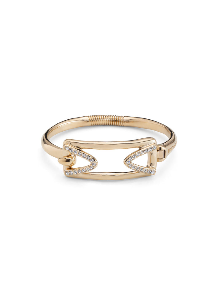 UNOde50 Gold Stand out Topaz Brave Bracelet