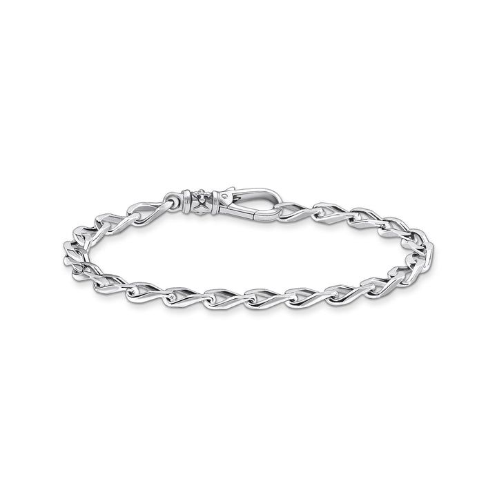 Thomas Sabo Mens Silver Curb Bracelet