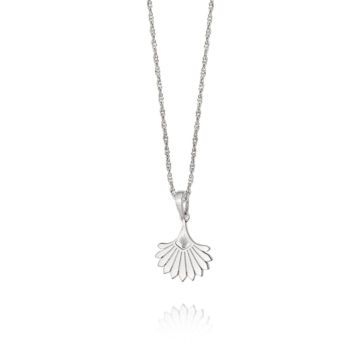 Daisy London Sterling Silver Palm Fan Necklace