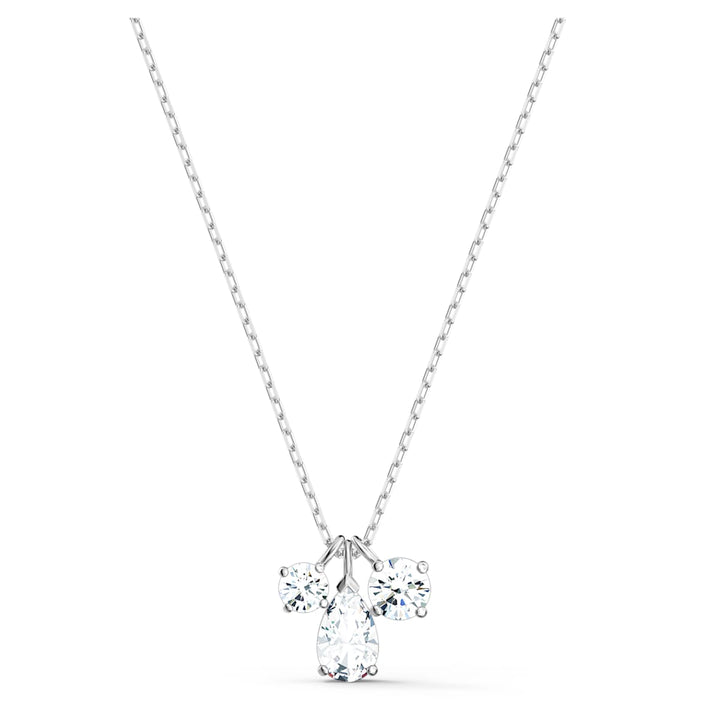 Swarovski Silver Mesmera Cluster Pendant Necklace