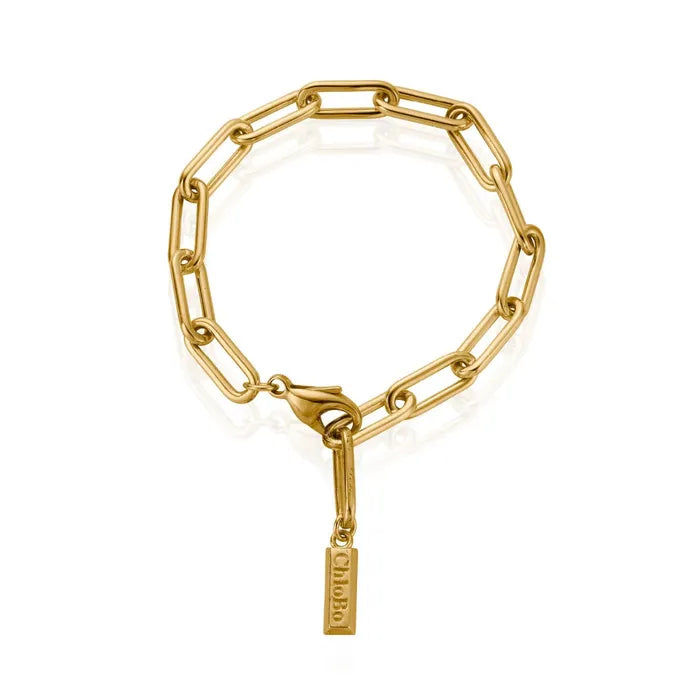 ChloBo Gold Medium Link Bracelet