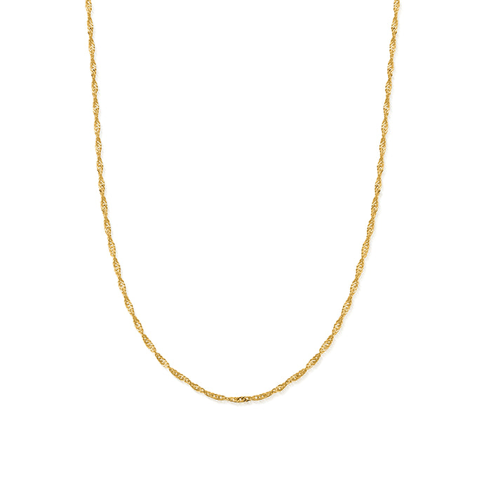 ChloBo Gold Twisted Rope Chain Necklace