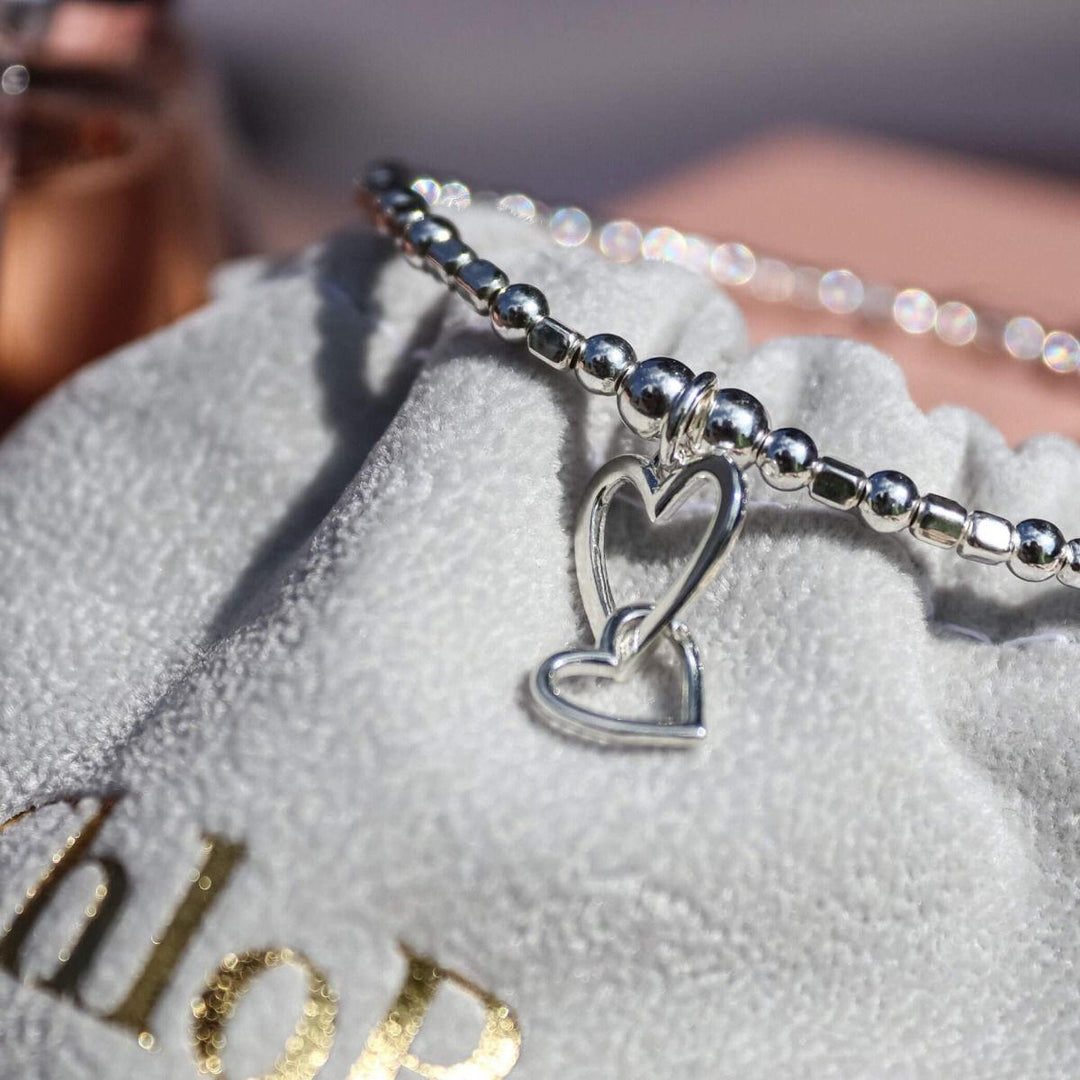ChloBo Interlocking Love Heart Bracelet