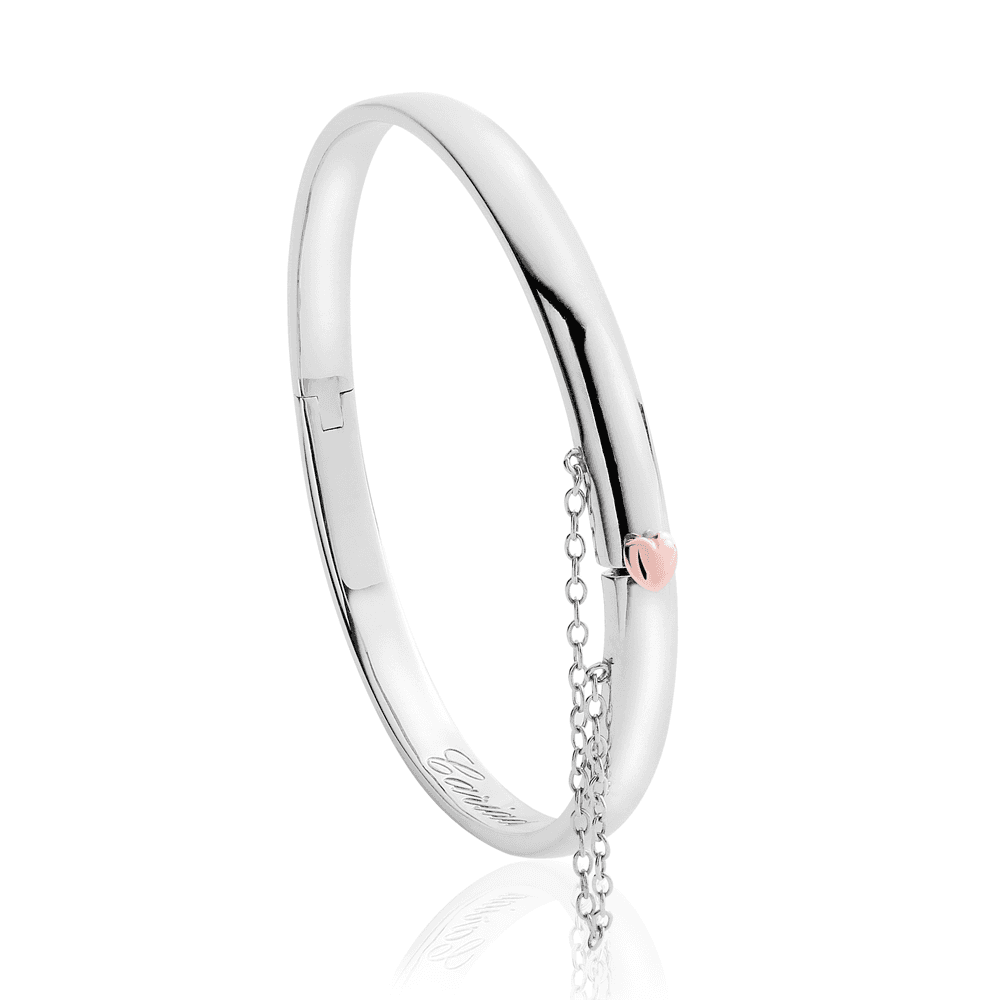 Clogau Cariad Silver Bangle