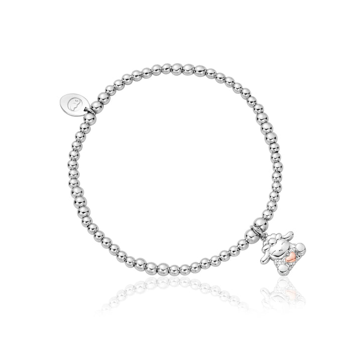 Clogau Ciwt Calon Lamb Affinity Bead Bracelet