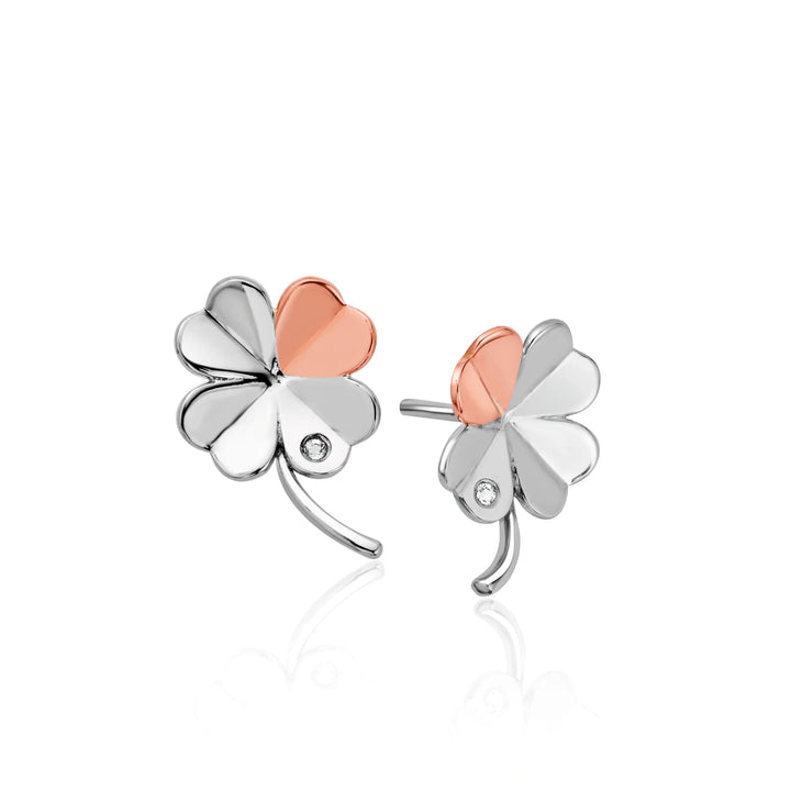 Clogau Pob Lwc Silver Stud Earrings