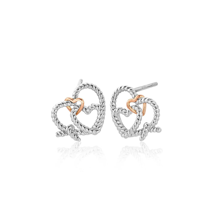 Clogau Silver Bound Forever Stud Earrings