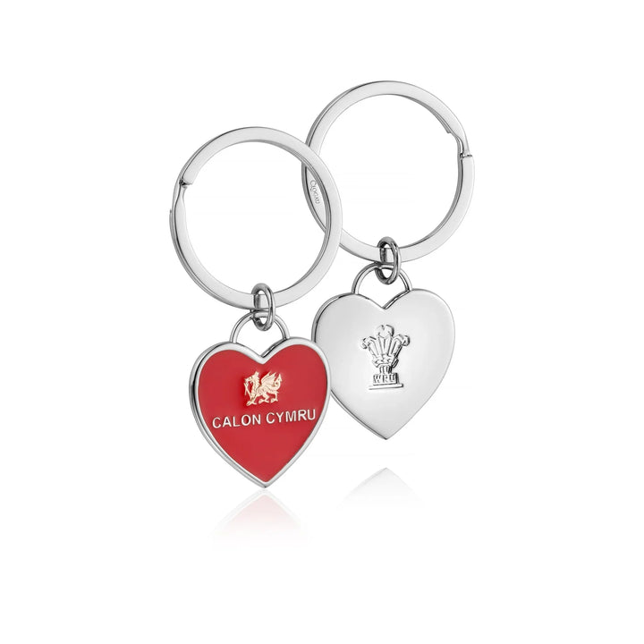 Clogau Silver WRU Welsh Heart Keyring