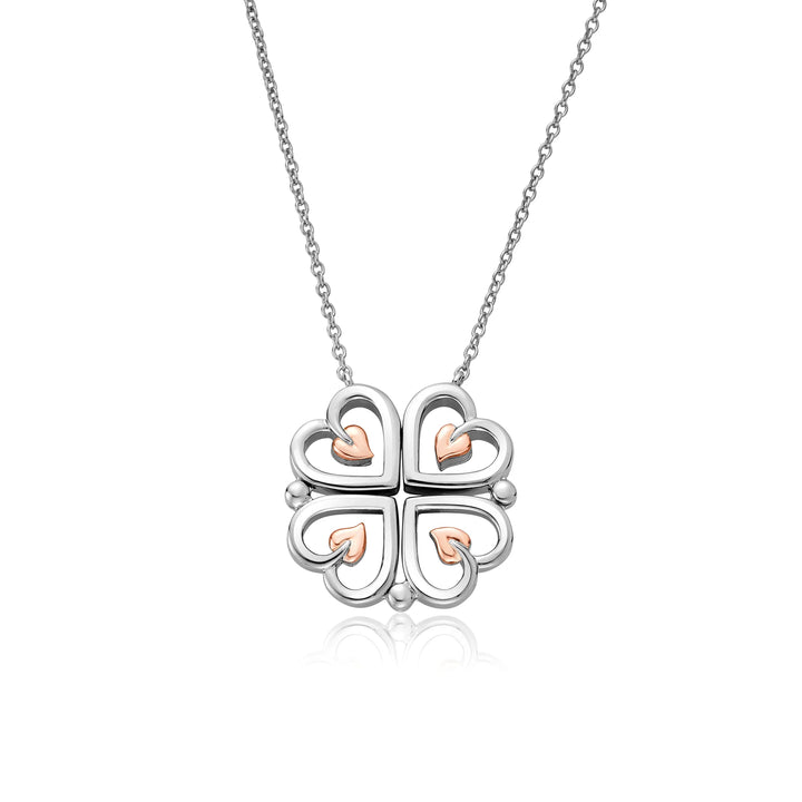 Clogau Tree Of Life Silver Heart Necklace