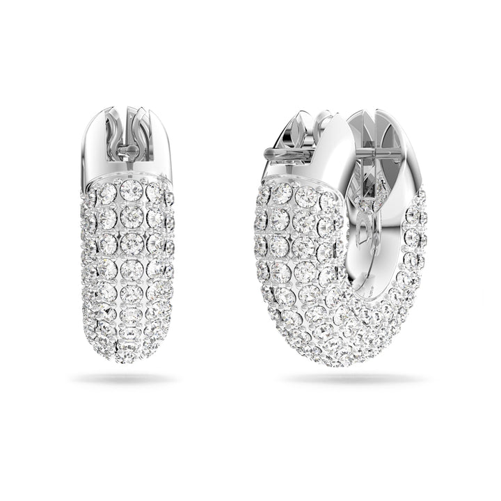 Swarovski Silver Dextera Hoop Earrings