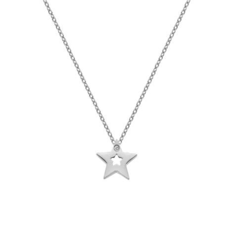 Hot Diamonds Amulets Star Pendant Necklace