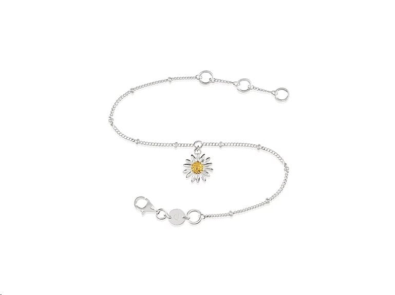 Daisy London English Daisy Drop Bobble Bracelet