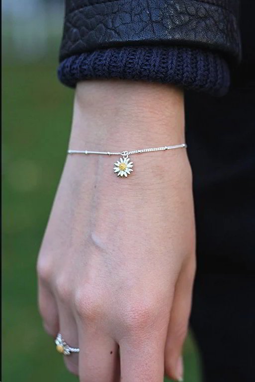 Daisy London English Daisy Drop Bobble Bracelet