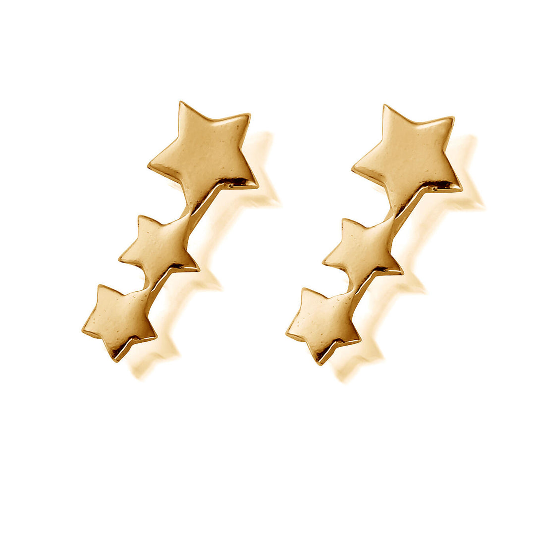 ChloBo Gold Shooting Star Earrings