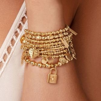 Chlobo Gold Didi Heavenly Heart Bracelet