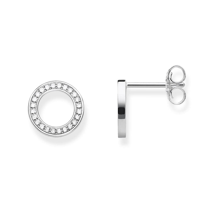 Thomas Sabo Cubic Zirconia Open Circle Earrings