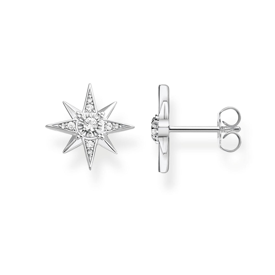 Thomas Sabo Silver & CZ Star Stud Earrings