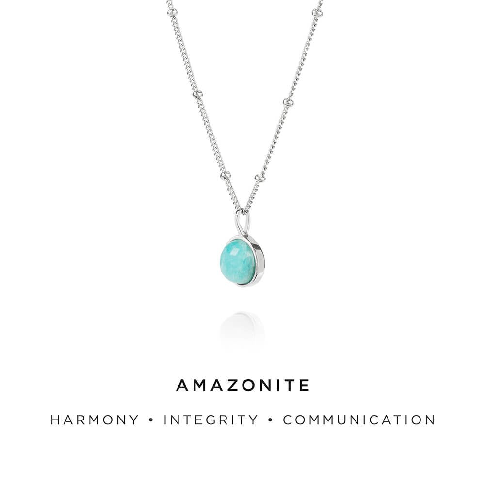 Daisy London Amazonite Healing Necklace