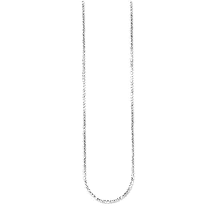 Thomas Sabo Silver Mini Square Belcher Chain Necklace