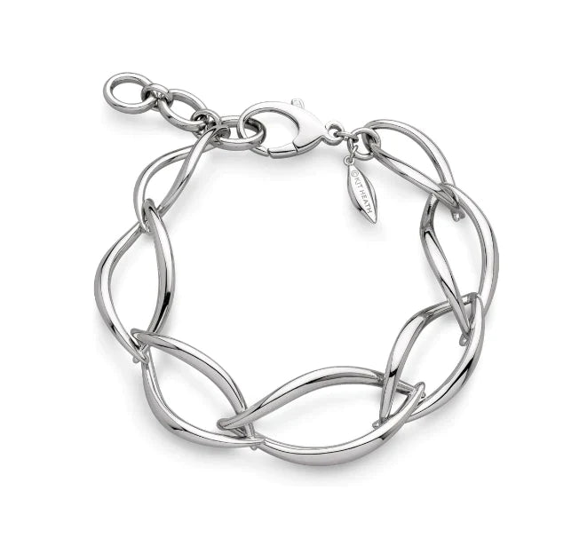 Kit Heath Silver Entwine Twine Twist Link Bracelet