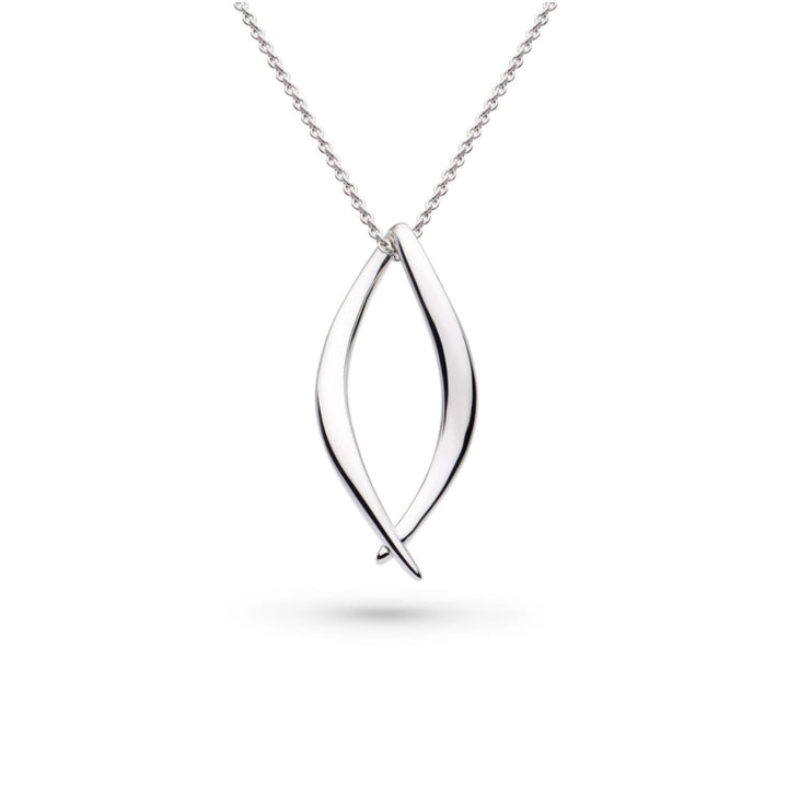 Kit Heath Silver Entwine Twist Link Necklace