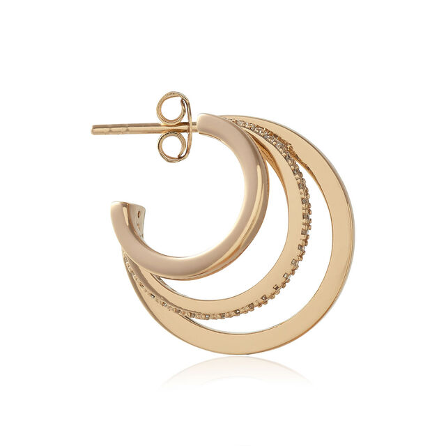 Olivia Burton Gold Classic Multi Hoop Earrings