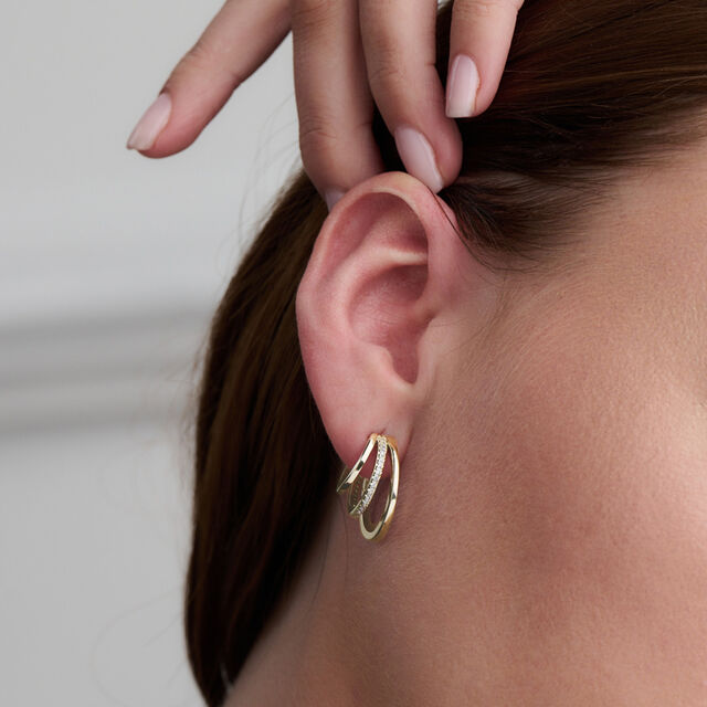 Olivia Burton Gold Classic Multi Hoop Earrings