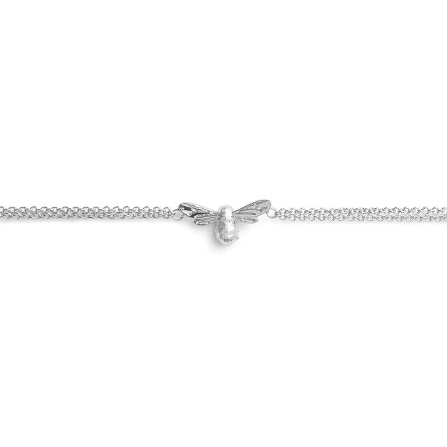 Olivia Burton Silver Lucky Bee Bracelet