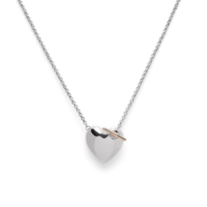 Olivia Burton Silver Classic Knot Heart Necklace