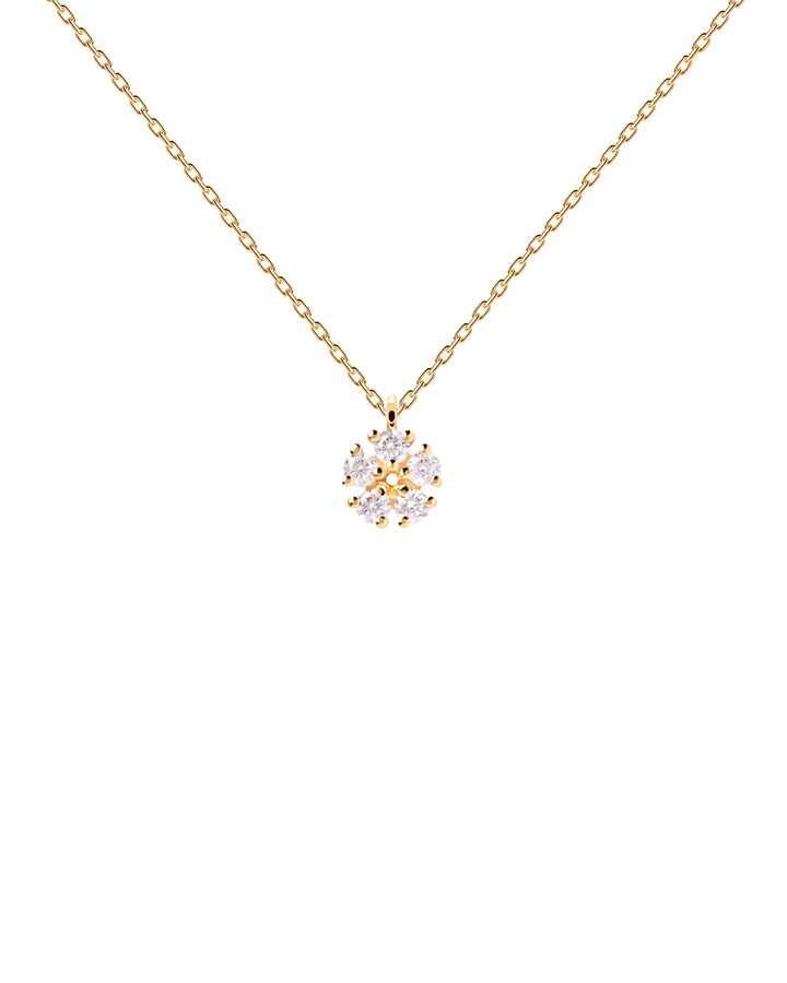 PDPAOLA Gold Daisy Necklace