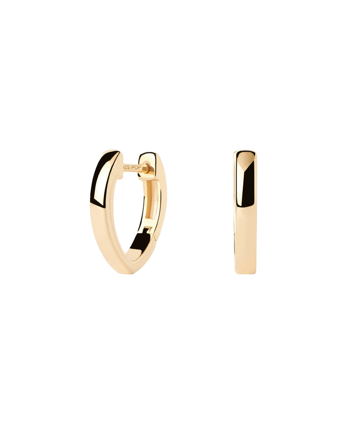 PDPAOLA Gold Duke Hoops