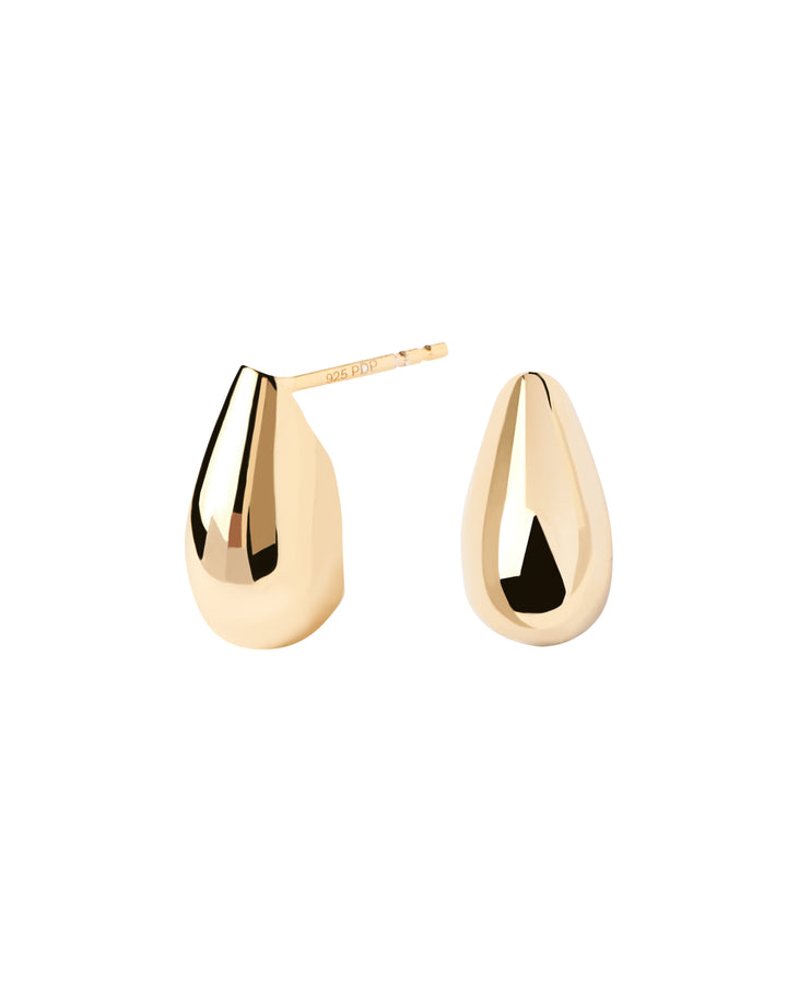 PDPAOLA Gold Small Sugar Earrings