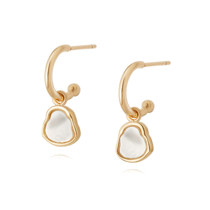 Daisy London Gold Isla Mother of Pearl Earrings