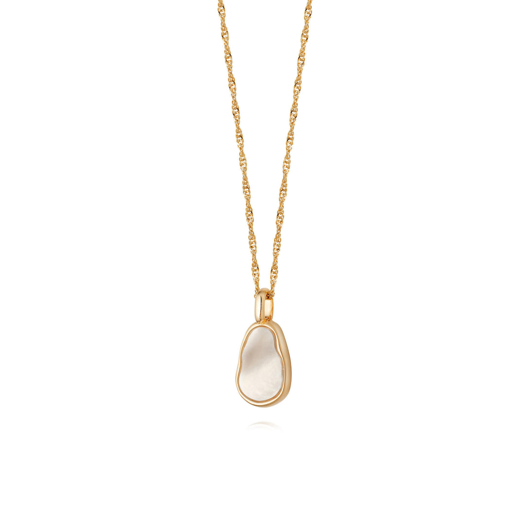 Daisy London Isla Gold Mother of Pearl Necklace