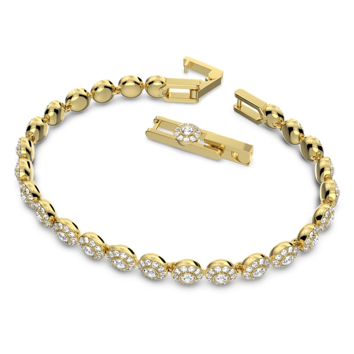 Swarovski Gold Una Angelic Tennis Bracelet