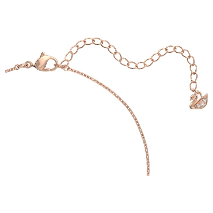 Swarovski Rose-Gold Hyperbola Twist Necklace