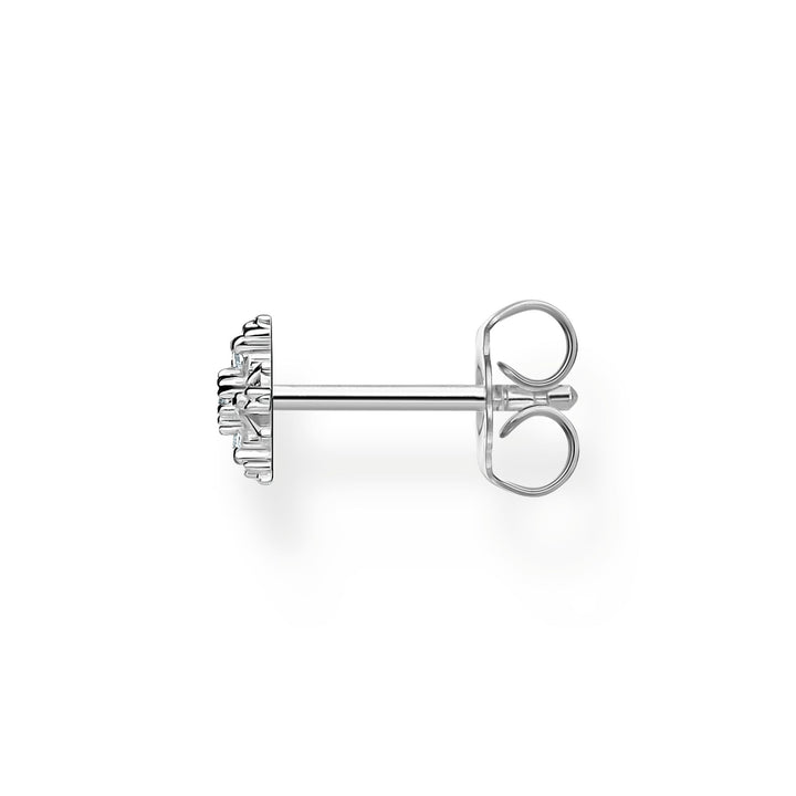 Thomas Sabo Silver Single Snowflake Stud Earring