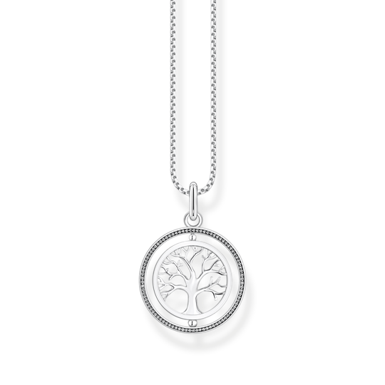 Thomas Sabo Silver Tree of Love Spinning Pendant Necklace