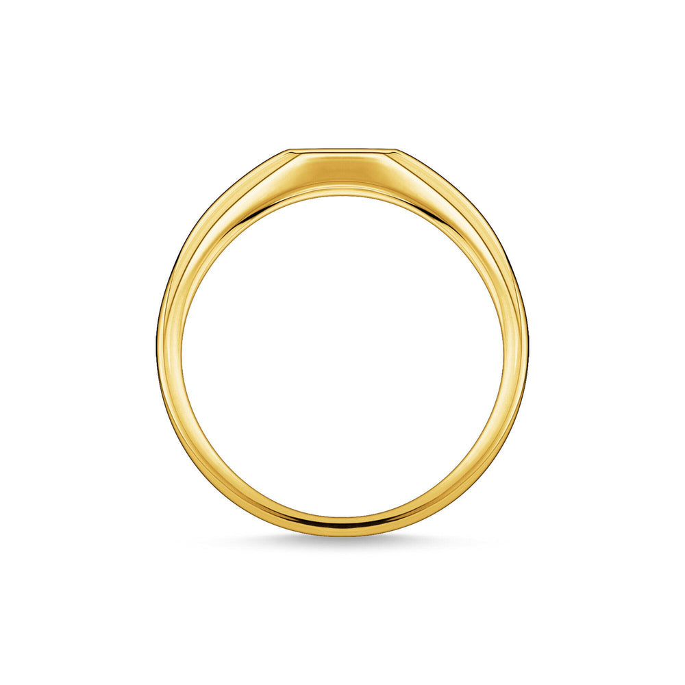 Thomas Sabo Signet Style Star Gold Ring