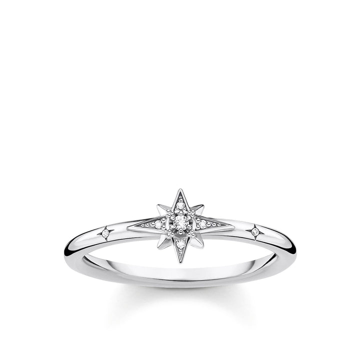 Thomas Sabo Pave Star Silver Ring