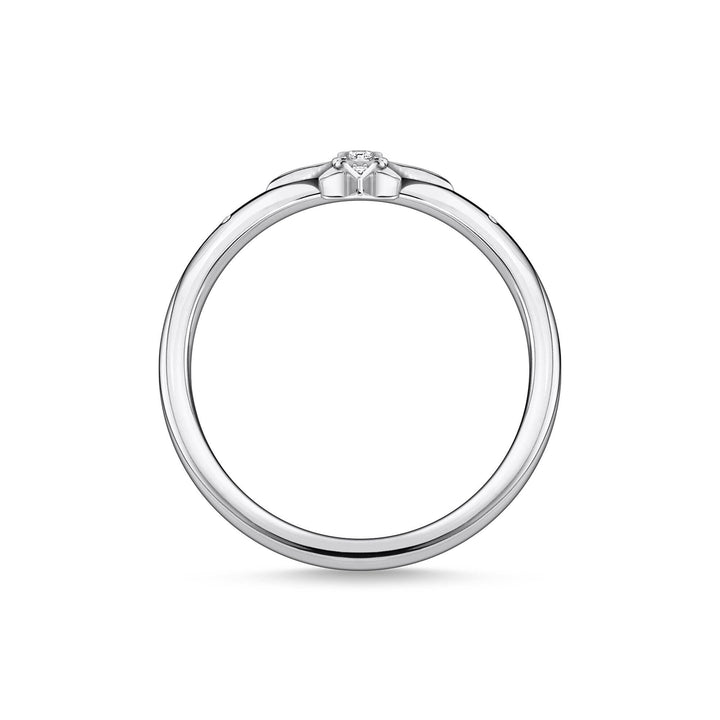 Thomas Sabo Pave Star Silver Ring