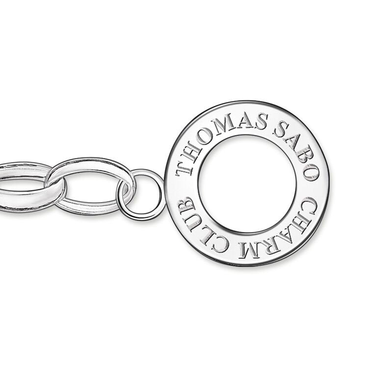Thomas Sabo Silver Charm Bracelet, 0.5cm