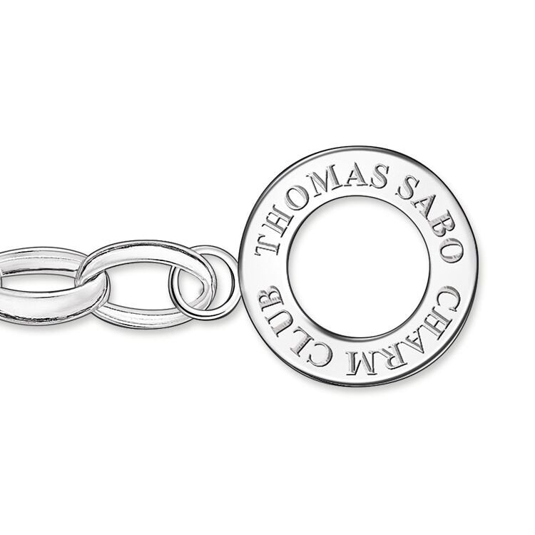 Thomas Sabo Silver Charm Bracelet, 0.6cm