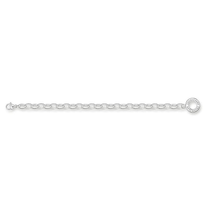 Thomas Sabo Silver Charm Bracelet, 0.6cm