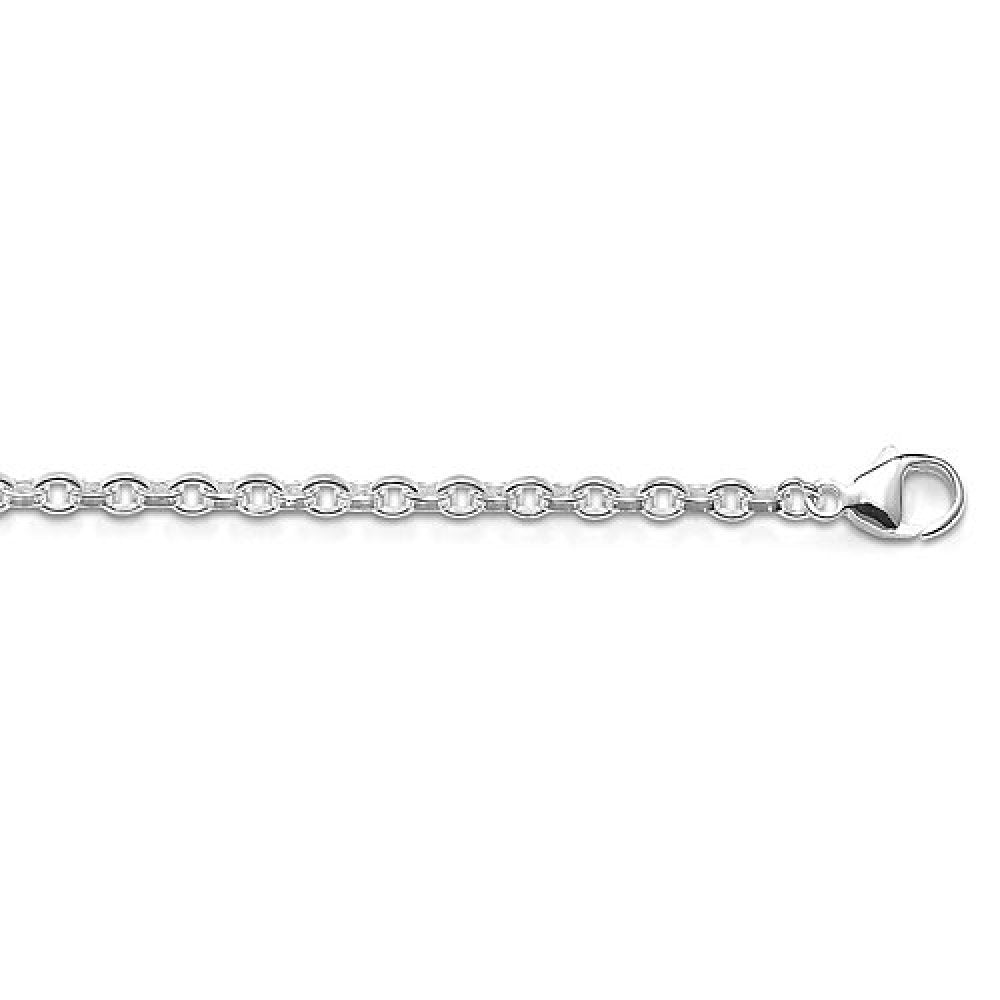 Thomas Sabo Thick Oval Silver Belcher Chain Necklace